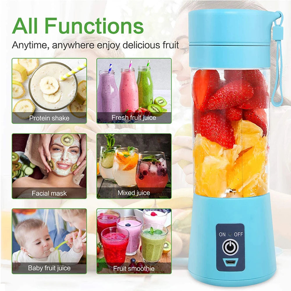 Small Portable Electric Juicer Cup Automatic Juice Cup USB Rechargeable Handheld Smoothie Food Processor blenders for kitchen