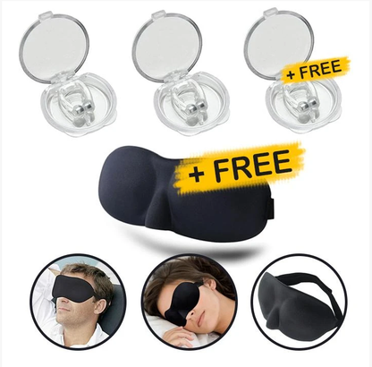 "Say Goodbye to Snoring with our Silicone Magnetic Anti-Snore Nose Clip and Sleep Tray - Your Ultimate Sleeping Aid and Apnea Guard Solution"