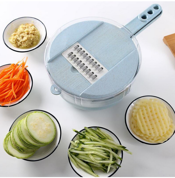 Mandoline Slicer Vegetable Slicer Potato Peeler Carrot Onion Grater With Strainer Vegetable Cutter 8 In 1 Kitchen Accessories