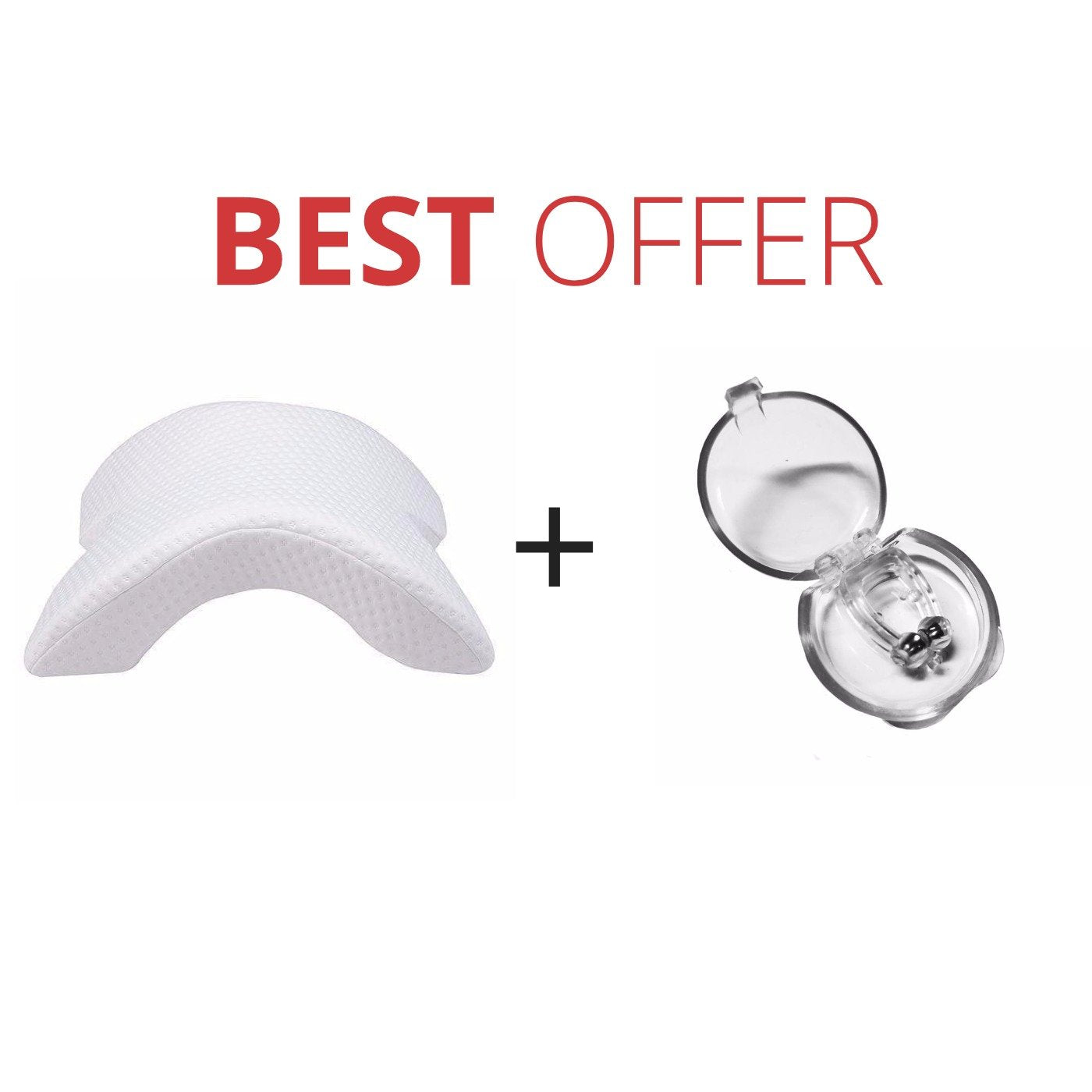 "Say Goodbye to Snoring with our Silicone Magnetic Anti-Snore Nose Clip and Sleep Tray - Your Ultimate Sleeping Aid and Apnea Guard Solution"