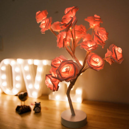 Rose Flower Tree LED Lamp