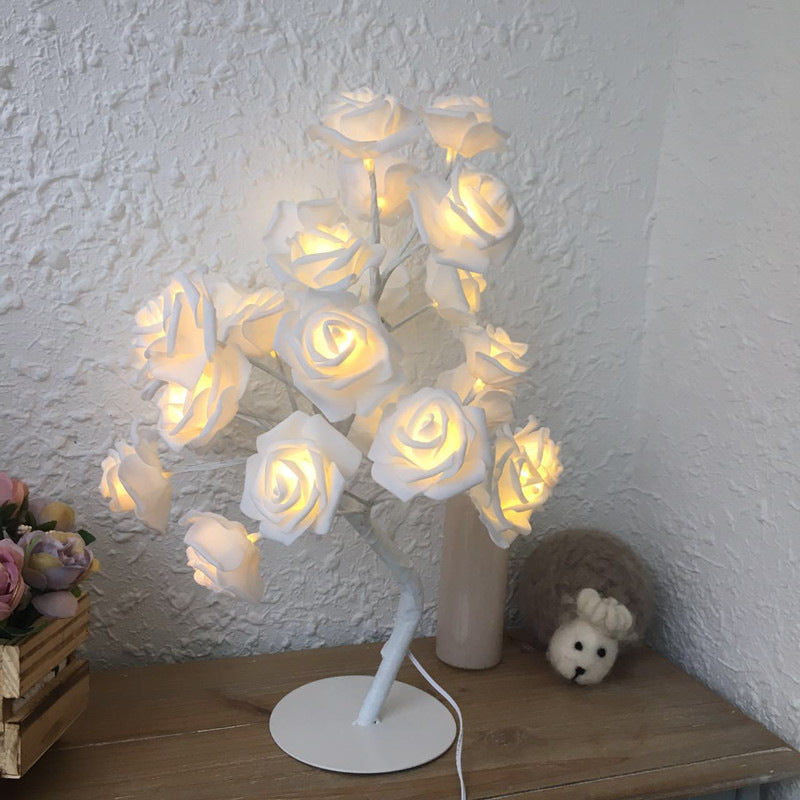 Rose Flower Tree LED Lamp