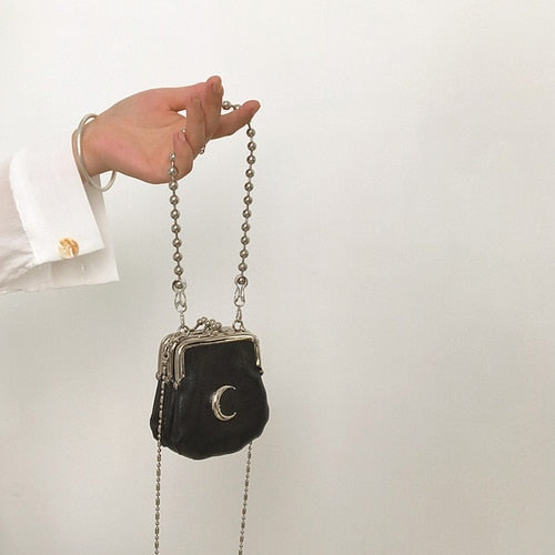 Fashion Chain  Cool Girls Shell Crossbody Bags Retro Design Women Mini Coin Purse Handbags Vintage