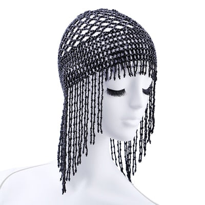 Girls Womens Exotic Cleopatra Beaded Belly Dance Head Cap Hat / Hair Accessory / Headpiece for Party Wedding Showing 1015