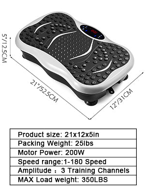 "Transform Your Body with the VEVOR Vibration Platform Plate - The Ultimate Fat-Burning Machine!"