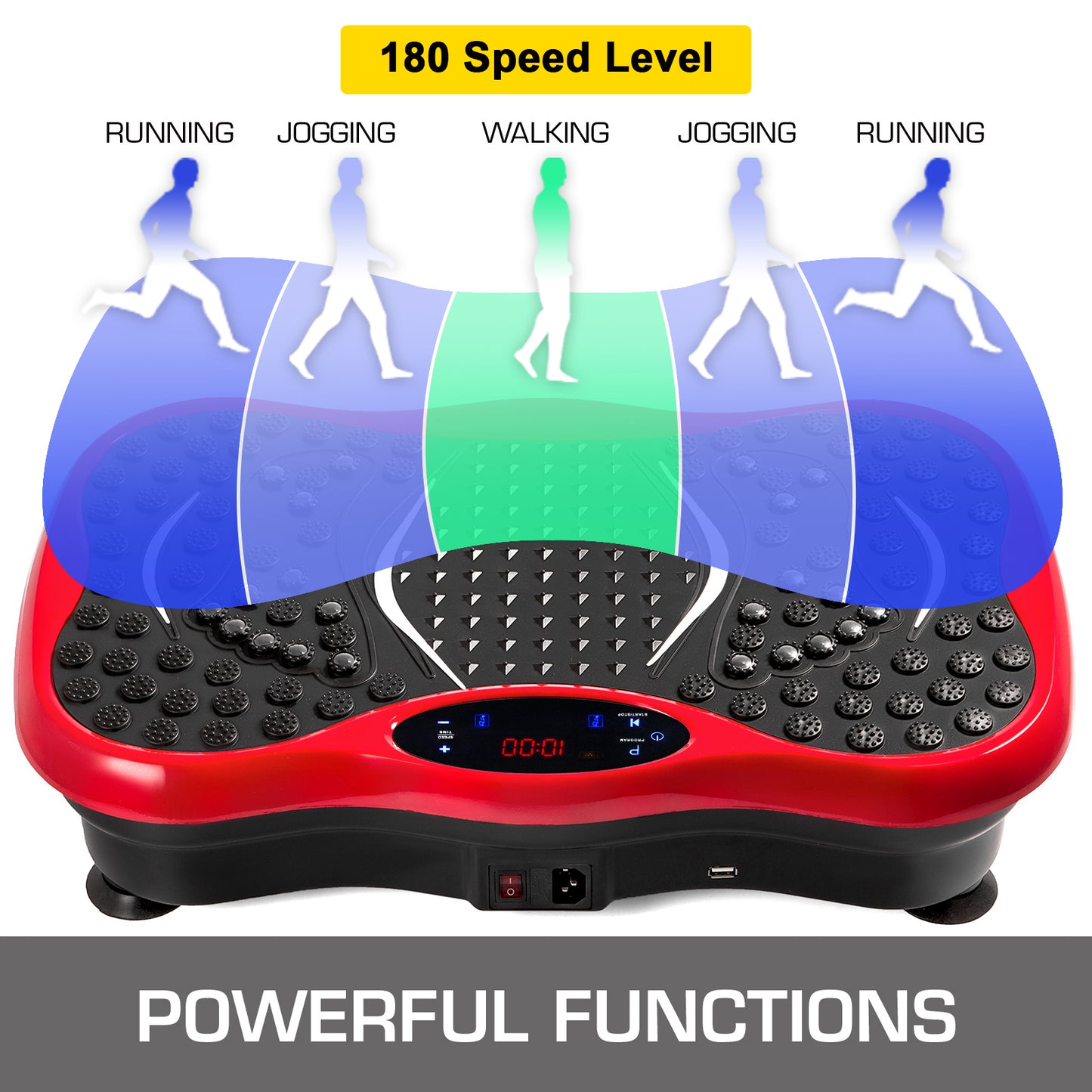 "Transform Your Body with the VEVOR Vibration Platform Plate - The Ultimate Fat-Burning Machine!"